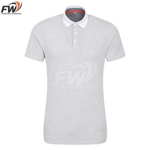 เสื้อโปโล เสื้อยืดโปโล ขายดี ดีไซน์ใหม่ รับทำโลโก้ สีพื้น ระบายอากาศได้ดี สำหรับผู้ชาย บริการ OEM - Product Image 1