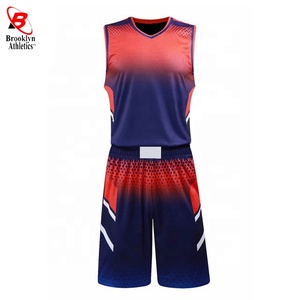 Vente directe d'usine en ligne d'uniformes de basket-ball respirants sublimés personnalisés pour adultes ensembles grande taille avec short et design - Product Image 5
