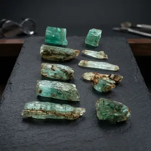 BAITHU GEMS MINERALS หินอะความารีนคารูร์แท้คุณภาพสูง ขัดเงา รูปทรงผสมแบบกำหนดเอง สำหรับการทำเรกิ สร้างความสงบและบริสุทธิ์ - Product Image 3