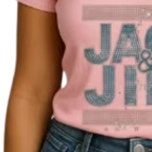 Camiseta Rosa Brillante con Diseño de Letras Retro para Mujer, Ropa Casual para el Día a Día, Estilo Urbano, Prenda Cómoda y a la Moda - Product Image 4