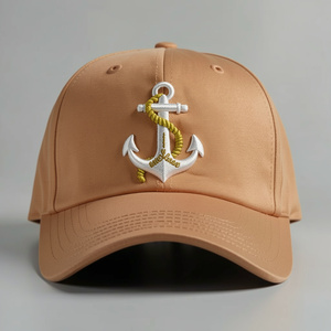 Casquette de baseball en coton avec logo brodé, sangle réglable, style urbain hip-hop, qualité supérieure, export, taille personnalisée, production OEM - Product Image 1