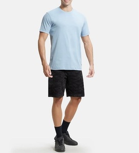 เสื้อยืดแฟชั่นฤดูร้อนผู้ชาย ผ้าหนา 230 กรัม เส้นด้ายคู่ สีพื้น แขนสั้น ทรงโอเวอร์ไซส์ - Product Image 4