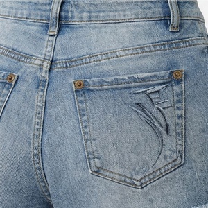 Shorts en jean grande taille pour femmes, couleur personnalisée, streetwear, 100 % coton, mode, demi-pantalon, jeans amples, Y2K - Product Image 5