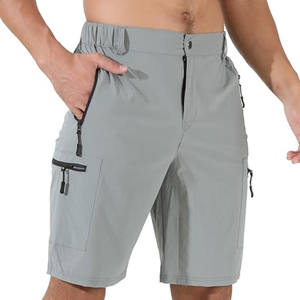 Shorts cargo de randonnée pour hommes, séchage rapide, tactiques, multi-poches, pour voyages et pêche - Product Image 3