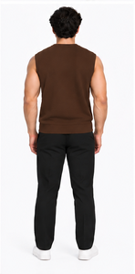 Pull en maille vintage pour homme avec logo personnalisé, pull d'hiver chaud, pull à col rond, pull en maille tendance en gros - Product Image 4