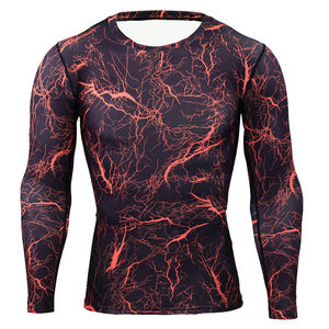 Wholesale Supplier Export Quality <b>Men</b> <b>Compression</b> <b>Shirts</b> Quick Dry Training Wear Breathable High Elasticity Sports Top - Product Image 1