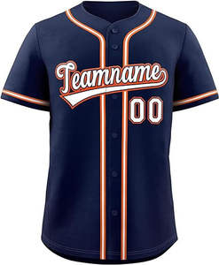 Camiseta de Béisbol Personalizada Transpirable, Uniforme Sublimado, Camiseta de Béisbol Unisex al por Mayor, Ropa Deportiva para Equipos, Antibacteriana, de Secado Rápido - Product Image 4