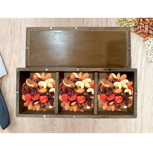 Best Design Wood Dry Fruit Box <b>Storage</b> Container for Sweets & Snacks Wood Dry Fruits Box Best Price - Product Image 4