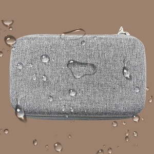 Gray Oxford Fabric Waterproof Shockproof Zipper Case Portable Storage EVA Case - Product Image 5