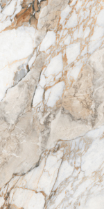Carrelage en porcelaine semi-mate 600x1200mm, beige foncé veiné, pour salon et salle de bain modernes, usage intérieur - Product Image 5
