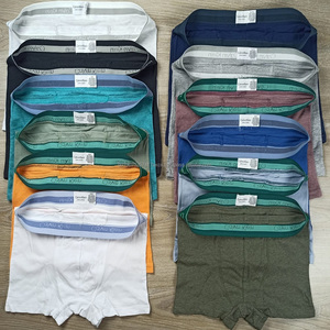 Wholesale Comfortable 95% Cotton 5% Spandex Men's <b>Boxer</b> Briefs Ready Stock Comfortable Sport <b>Trunks</b> Bulk Premium <b>Boxer</b> Briefs - Product Image 2