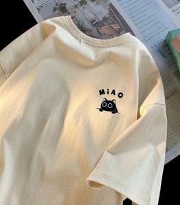 T-shirt personnalisé avec impression graphique sur le devant, vente en gros, pour hommes, 100% coton, coupe classique, lourd, écologique, décontracté, streetwear - Product Image 5