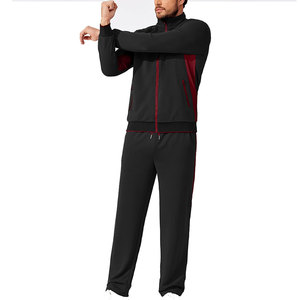 Chándal Deportivo para Hombre, a la Moda, Transpirable, Corte Ajustado, Color Sólido, Teñido Liso, Grueso, para Correr, Trotar, Ropa de Invierno - Product Image 3