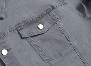 Chaquetas de Mezclilla para Hombre, de Invierno, del Mejor Fabricante, Color Sólido, Servicio OEM Personalizado, Último Estilo, Teñido Liso - Product Image 6