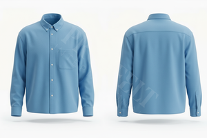 Chemise de travail professionnelle confortable classique à boutons, manches longues, formelle et décontractée, sur mesure, OEM, ODM - Product Image 2