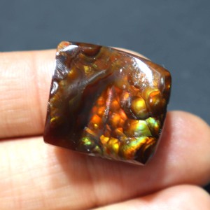Natural Mexican Fire Agate Druzy Cabochon Handmade Jewelry Fire Agate Cabochon Polished for Jewelry Making Stone Wholesale - Product Image 3