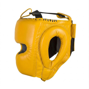 Protector de Cabeza de Cuero Duradero de Alta Calidad al por Mayor, con Correa Ajustable y Diseño Único para Boxeo y Kick Boxing - Product Image 3