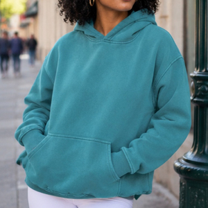 Sudadera con Capucha Extra Grande para Mujer, 400 g/m², Estilo Casual, Hip Hop, Streetwear, Sudadera con Capucha Lisa con Logotipo Personalizado - Product Image 3