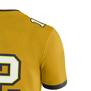 Custom Made Stylish Heat-Transfer Printed Front Short Sleeve 100% <b>Polyester</b> Anti-Bacterial American Football Jersey Men Women - Product Image 4
