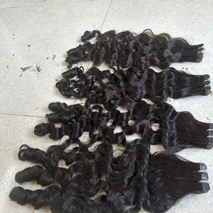 Prix de gros de cheveux humains de donneur unique HD Lace Frontal Natural Raw Virgin Hair Tape Ins Flat Tip Deep Wave Curly - Product Image 1