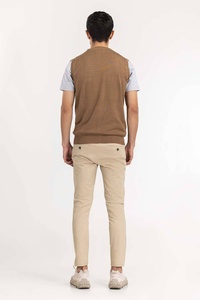 Suéter de punto sin mangas con cuello en V, personalizable, talla grande para hombre, suéter de invierno de cachemira para hombre, personalizable - Product Image 4