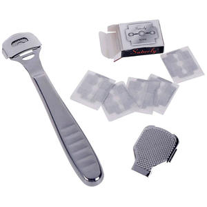 Rasoir pour peaux dures et dissolvant de cuticules – Outil professionnel de pédicure pour le soin des pieds et la gestion des callosités - Product Image 1