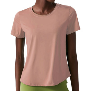 Skinny Fit Women's <b>Workout</b> Tops Short Sleeve Gym Shirts Summer Athletic Yoga windbreaker gym fitness yoga tops - Product Image 1