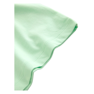 Camiseta de Manga Corta para Hombre, Cuello Redondo, Color Verde Claro, Corte Regular, Informal, Tejida, 100% Algodón, Color Sólido, Diseño Liso - Product Image 4