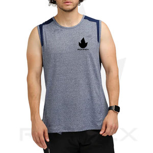 เสื้อกล้ามออกกำลังกายผู้ชายคุณภาพสูงขายดี แห้งเร็ว ระบายอากาศได้ดี - Product Image 5