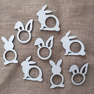 <b>Wooden</b> Napkin Ring Set for <b>Rustic</b> Farmhouse Kitchen <b>Dining</b> <b>Table</b> Decor Wedding Party Home Decoration Eco Friendly Gift Handmade - Product Image 1