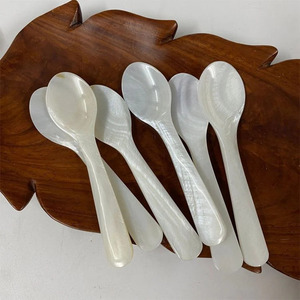 Handcrafted Natural Conch Shell Handle Mother of Pearl <b>Spoon</b> Artistic Decorative Serving <b>Spoon</b> Wholesale Exporter - Macy - Product Image 2