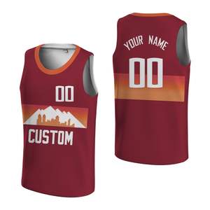 Maillots de basket-ball personnalisés imprimés par sublimation, légers, respirants, en polyester, uniforme d'équipe pour les entraînements et les matchs d'été - Product Image 1