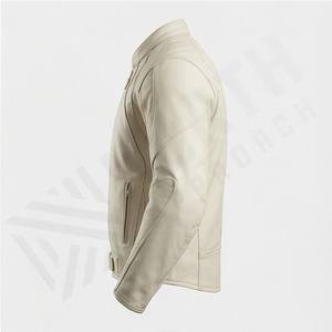 Chaqueta de Motociclista de Cuero Genuino para Hombre de la Mejor Calidad, Nueva Colección de Invierno, Chaquetas de Motocicleta con Protecciones Desmontables Personalizadas - Product Image 3