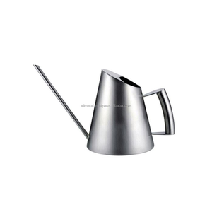 Arrosoir en fer métallique de style moderne personnalisable enduit de poudre noire pour plantes d'intérieur et d'extérieur - Product Image 2