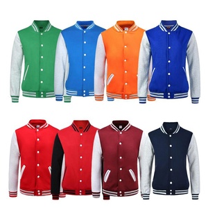 Custom OEM Letterman Jacket men jacket with Custom Patch design fashion satin jacket Wholesale Custom Logo Men's Wool Bomber <b>Log</b> - Product Image 2