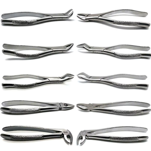 Artículo en Oferta: Juego de 10 Pinzas Dentales Manuales de Acero Inoxidable para Extracción de Dientes, para Molares Inferiores y Superiores, Instrumentos Quirúrgicos - Product Image 1