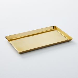 Handcrafted Golden Metal <b>Tray</b> Made By Skilled Designer <b>Gold</b> <b>Serving</b> <b>Tray</b> Luxury <b>Gold</b> Vanity <b>Tray</b> Handcrafted Golden Metal <b>Tray</b> - Product Image 1
