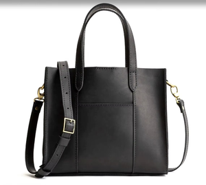 Meilleur cadeau pour les filles, sac à main en cuir noir de qualité supérieure, sac à bandoulière pour le bureau, produit OEM FBA, accessoire pour femmes - Product Image 2