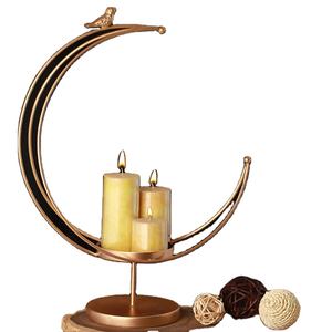 Bougeoirs décoratifs de mariage en métal bon marché Bougeoir de luxe en métal doré Nouveau design Bougeoir fantaisie - Product Image 2