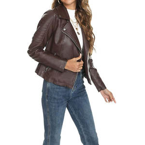 Nueva Chaqueta de Cuero para Mujer, Transpirable, de Último Diseño, a la Moda, de Alta Calidad, Chaqueta de Lujo Transpirable de Alta Calidad para Mujer - Product Image 1