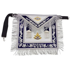 Tablier maçonnique personnalisé de haute qualité pour logo brodé – Vente en gros au meilleur prix, matériau de qualité supérieure – Tabliers de régalia maçonniques - Product Image 3