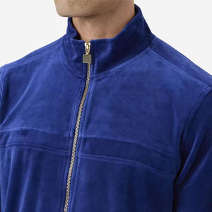 Survêtement d'hiver en velours pour homme, 100 % coton, sans capuche, style adulte, motif uni, prix abordable - Product Image 6