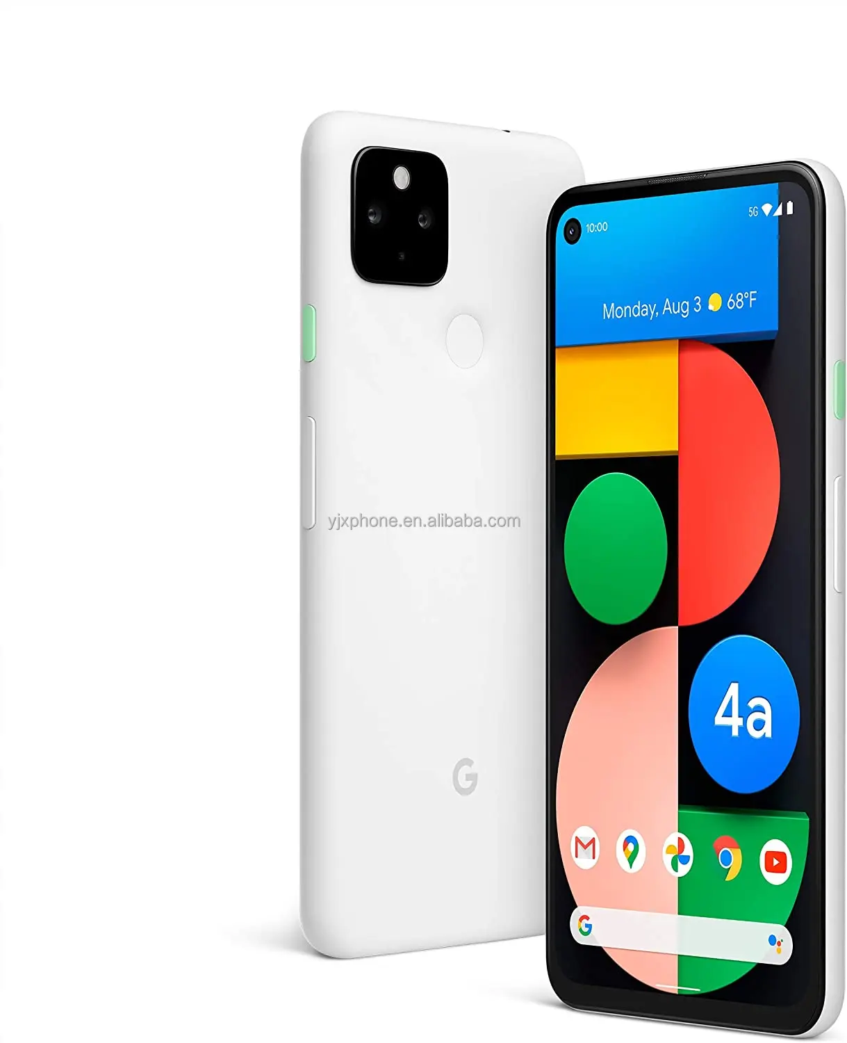 Оригинальный телефон с Android, используемый Мобильный телефон для Google Pixel 4A 5G 128GB 6GB RAM Factory OEM, разблокировка сотовых телефонов для пикселей 4A 5G
