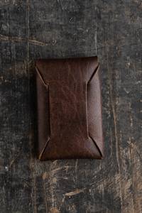 Portefeuille en cuir sans couture à prix d'usine, porte-cartes minimaliste et fin en cuir véritable, petit portefeuille pour homme SLW-0035 - Product Image 4
