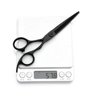 Tijeras de Peluquería Ovexa de 10 mm, Acero Inoxidable, Punta Lisa, Agarre Perfecto, Juego de Tijeras de Barbería para Cortar el Cabello, con Bolsa - Product Image 2