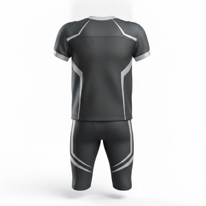Uniformes de fútbol americano al por mayor, ropa de práctica sublimada en blanco, ajuste atlético flexible, uniformes transpirables para el día del partido - Product Image 3
