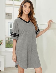 Conjunto de Pijama de Maternidad para Mujer, Cintura Elástica, Ropa de Dormir para Lactancia, Suave, 100% Algodón - Product Image 1
