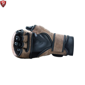 Guantes de Sparring de Cuero Personalizados para MMA, Transpirables, Antideslizantes, Ligeros, Unisex, de Alta Calidad para Boxeo y Muay Thai - Product Image 6