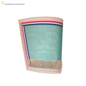 Pulseras Masónicas de Alta Calidad Bordadas y Hechas a Mano con Diseño Tradicional (Cuero de Terciopelo) - Product Image 3