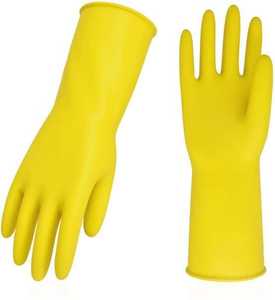 Guantes de Protección Industrial Negros de 18 Pulgadas, Resistentes a Ácidos y Álcalis, de Látex y Goma, 150 Gramos, Resistentes a Químicos - Product Image 1